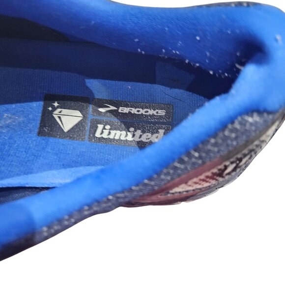 Brooks Glycerin Mens Running Shoes Size 11. 5 Blue & Silver Mesh - Picture 7 of 9